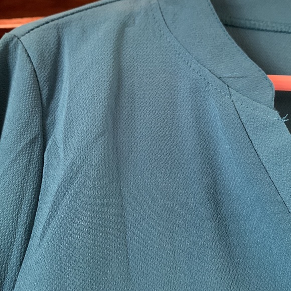 3/4 Sleeve Blue blouse - Picture 2 of 2
